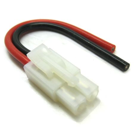 Etronix Male Tamiya Connector With 10cm 14Awg Silicone Wire Etronix Male Tamiya Connector With 10cm 14Awg Silicone Wire