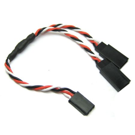 Etronix 30cm 22awg Futaba Twisted Y Extension Wire (ET0753)