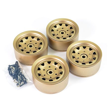 Fastrax Aluminum Beadlock Old Angle Wheels - Bronze (FAST0142BZ)