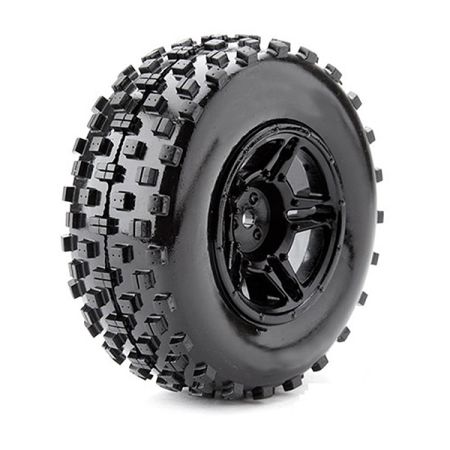 Fastrax 1:10 SC Rock Block Mtd 5-Spoke Black (Slash Fr) (FAST1105B) Fastrax 1:10 SC Rock Block Mtd 5-Spoke Black (Slash Fr) (FAST1105B)