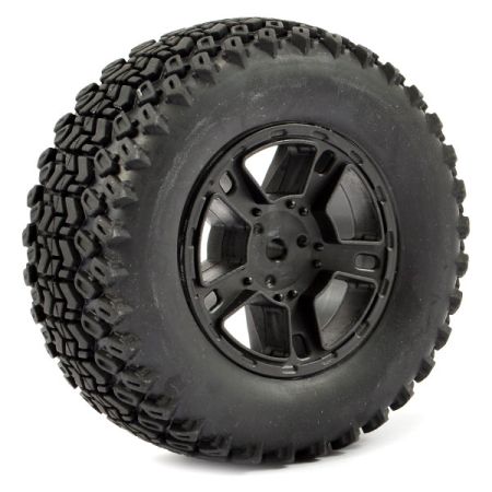 Fastrax 1:10 SC Zigzag Mounted 5-Spoke Black (Slash Rr/Blitz) (FAST1111B) Fastrax 1:10 SC Zigzag Mounted 5-Spoke Black (Slash Rr/Blitz) (FAST1111B)