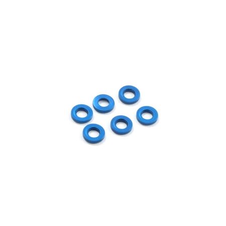 Fastrax M3 Flat Washer Blue 1.5mm (6) (FAST142-3) Fastrax M3 Flat Washer Blue 1.5mm (6) (FAST142-3)