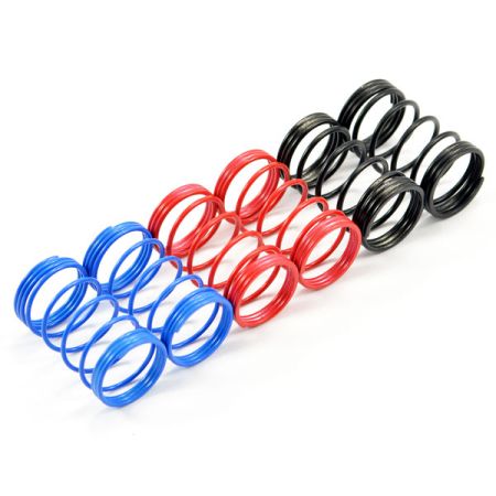 Fastrax 1:10th 55mm Spring Set Soft/Blue,Med/Red,Hard/Black (FAST155-S) Fastrax 1:10th 55mm Spring Set Soft/Blue,Med/Red,Hard/Black (FAST155-S)