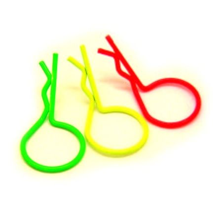 Fastrax Flourescent Pink Large Clips