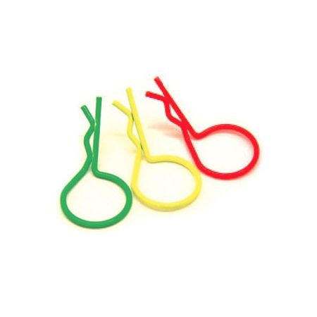 Fastrax Flourescent Yellow Large Clips