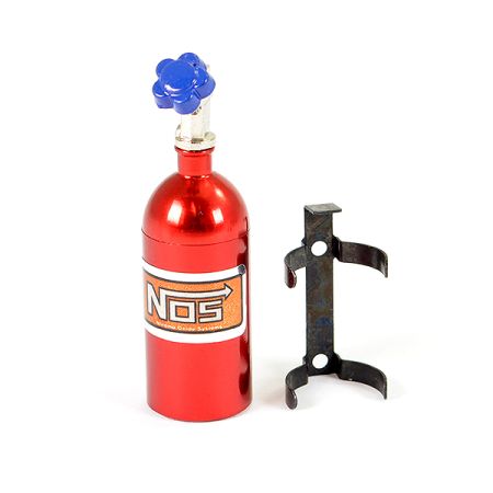 Fastrax Aluminum Nos Nitrous Bottle & Mount - Red (FAST2204R) Fastrax Aluminum Nos Nitrous Bottle & Mount - Red (FAST2204R)