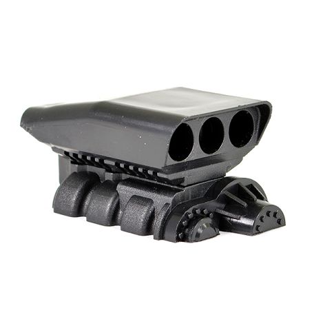 Fastrax Imitation Supercharger Engine Block - Black (FAST2212BK)