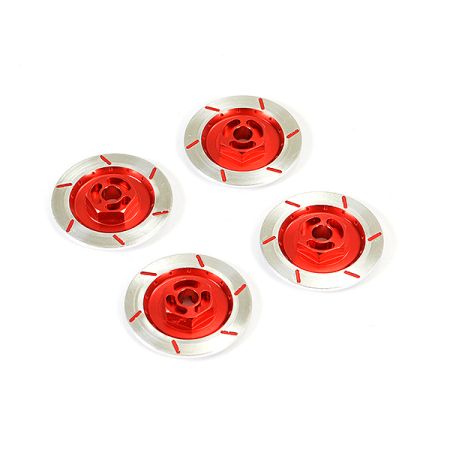 Fastrax Aluminium Disc Brake W/Wheel Hex (4Pc) - Red (FAST2216AR) Fastrax Aluminium Disc Brake W/Wheel Hex (4Pc) - Red (FAST2216AR)