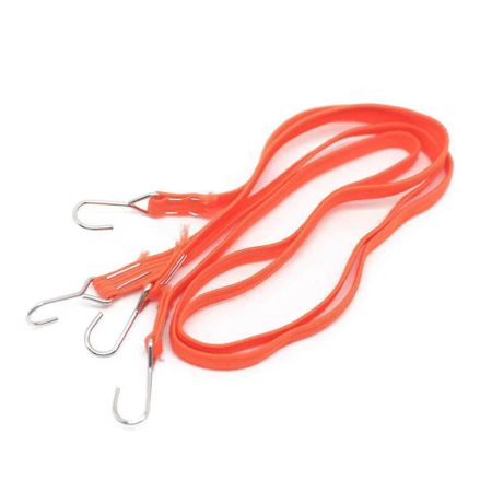 Fastrax Luggage Bungee Strap 2Pcs W/Hooks 400mm - Orange (FAST2313O)