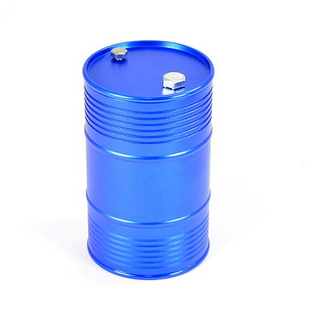 Fastrax Aluminium Anodised Oil Drum W/Removable Lid - Blue (FAST2327AB)