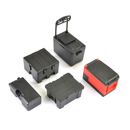 Fastrax Scale 5Pcs Tool & Cooler Case Set - Black (FAST2355BK)