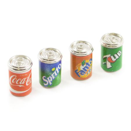 Fastrax Scale Metal Beer/Soft Drink Cans (FAST2356)