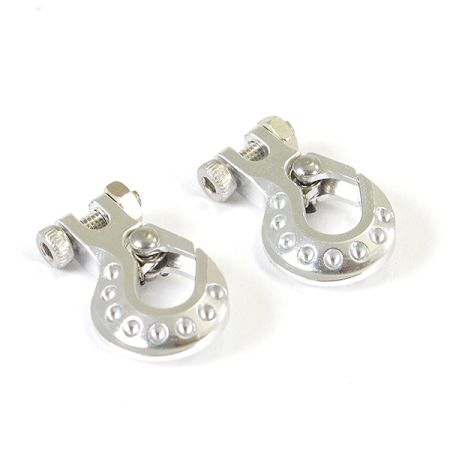 Fastrax Deluxe Aluminium Winch Hook (2Pcs) - Silver (FAST2383DS)