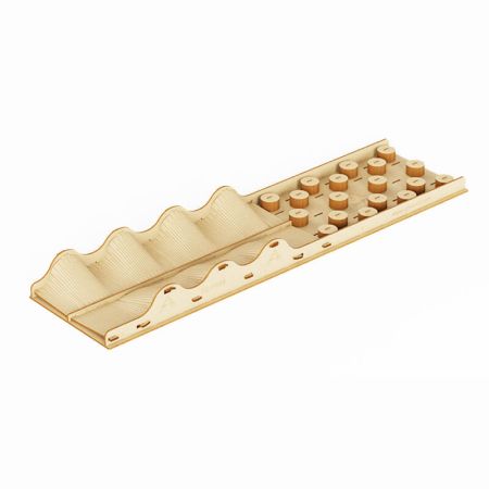 Fastrax Wood Board Climbing Prop Uneven Track 180X680X55mm (FAST2399-09) Fastrax Wood Board Climbing Prop Uneven Track 180X680X55mm (FAST2399-09)