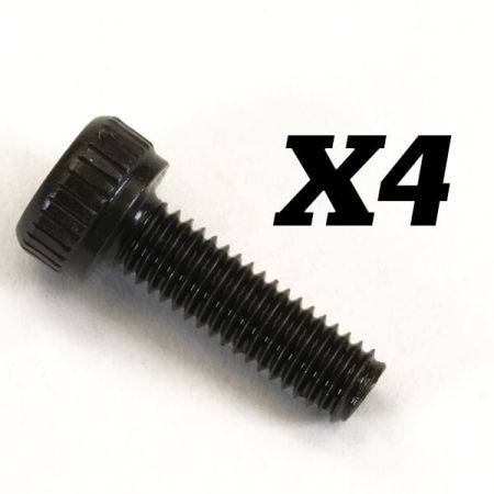 Fastrax 'Enduro' Rear Cover Screws M3 X 8mm (4) (FAST3027)
