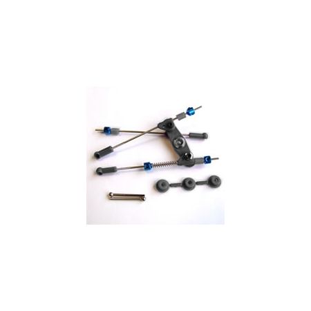 Fastrax Pre-Assembled Throttle/Brake Linkage Set Black