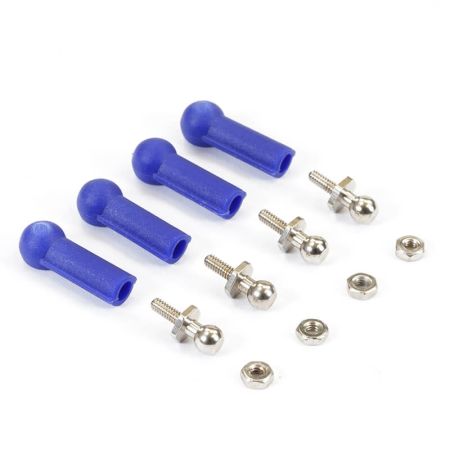 Fastrax Ball Cups (4) Blue W/Ball Studs (FAST45B) Fastrax Ball Cups (4) Blue W/Ball Studs (FAST45B)