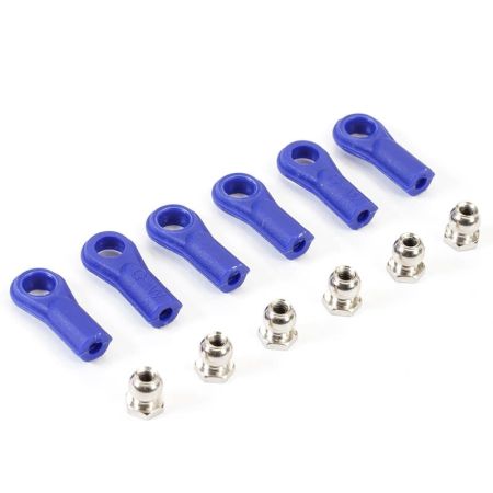 Fastrax Rose Joints (6) Blue W/Balls (FAST46B) Fastrax Rose Joints (6) Blue W/Balls (FAST46B)