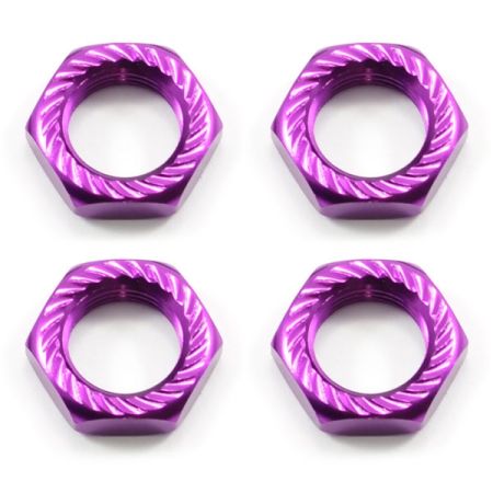 Fastrax 17mm X 1.0 Purple Serrated Wheel Nuts (4Pcs) Fastrax 17mm X 1.0 Purple Serrated Wheel Nuts (4Pcs)