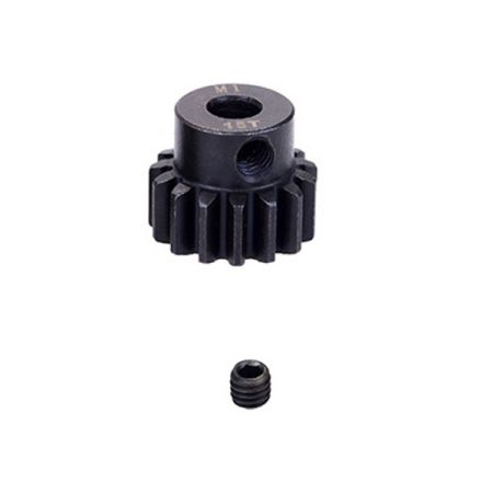 Fastrax M1 15T Steel Pinion Gear (5mm) Mod1 (FASTM1-155)