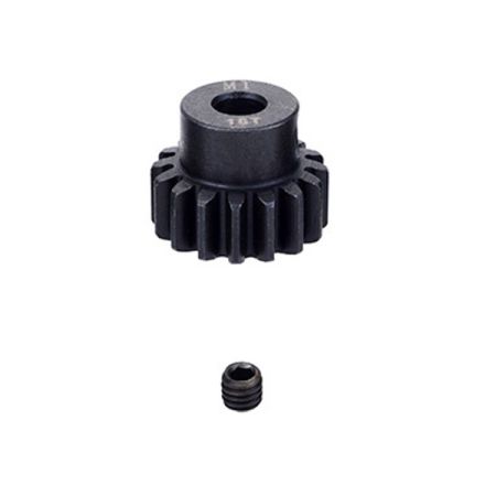 Fastrax M1 16T Steel Pinion Gear (5mm) Mod1 (FASTM1-165)