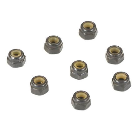 Fastrax Nyloc Nut M2 Black (FASTM2BK)