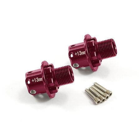 Fastrax Arrma Alu +13mm Hex Adaptors (Pr) - Kra/Sen/Typ (FTAR014R) Fastrax Arrma Alu +13mm Hex Adaptors (Pr) - Kra/Sen/Typ (FTAR014R)