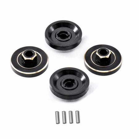 Fastrax Fcx24 Black Brass Wheel Counterweights (4Pc) (FTFMS004BRB)
