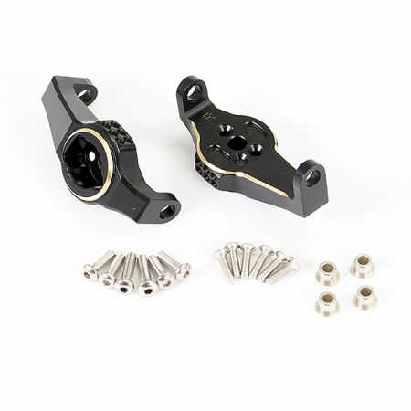 Fastrax TRX-4 Brass Bk Front Caster Block (2) (FTTX315BRB)