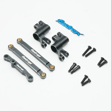 Fastrax Mini Maxx 7075 Aluminium Complete Steering Set (FTTX502BK)