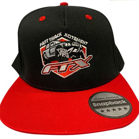 FTX Badge Logo Snapback Cap Red/Black (FTX0005)