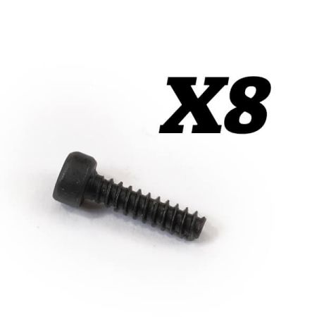 FTX Cap Head Self-Tapping 2X8mm Screws (FTX10357)