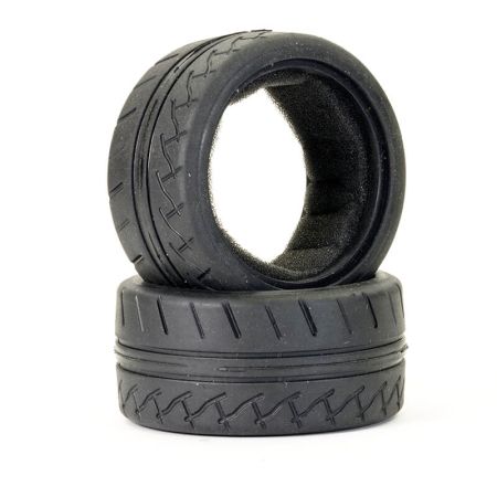 FTX Stinger Front 32Mm Rubber Tyre W/Inserts (Pr) (FTX10576)