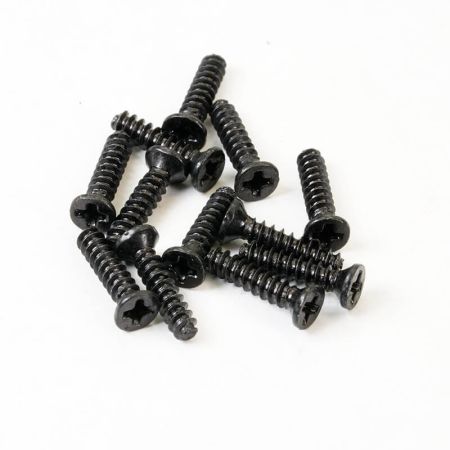 FTX Havok Flathead Self Tapping Screws 2.3 X 10mm (12Pc) (FTX10646)