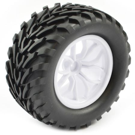 FTX Bugsta Mounted Wheel/Tyre Complete Pair - White (FTX6447W)