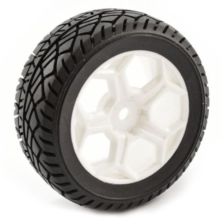 FTX HOOLIGAN RALLY LP TREADED WHEEL/TYRES WHITE (PR)