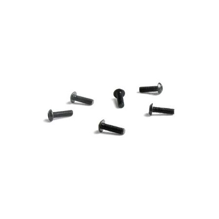 FTX Button Head Hex Screw 6pcs M3 X 10 (FTX6526)