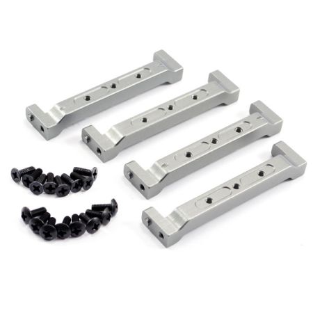 FTX Outback Aluminium Chassis Frame Block (4) (FTX8243) FTX Outback Aluminium Chassis Frame Block (4) (FTX8243)