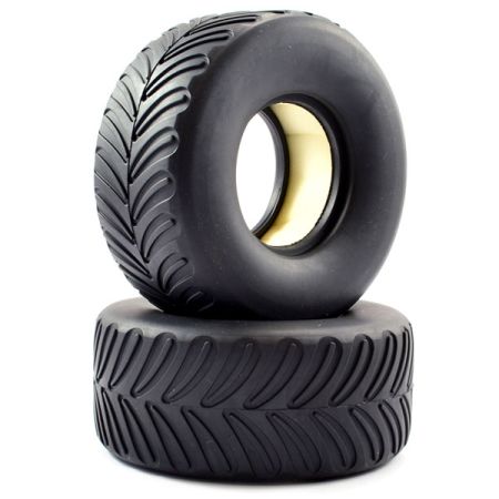 FTX MIGHTY THUNDER TYRES W/FOAM (PR)