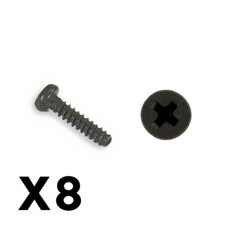 FTX Outback Mini 3.0 Round Head Self Tapping Screw 1.4X6 (8P) (FTX8919)