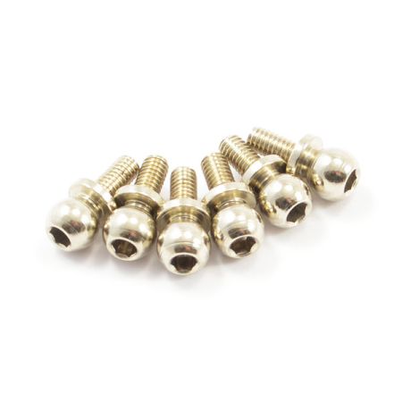 FTX Comet Ball Head Screw M2.5 (6pcs) (FTX9036)