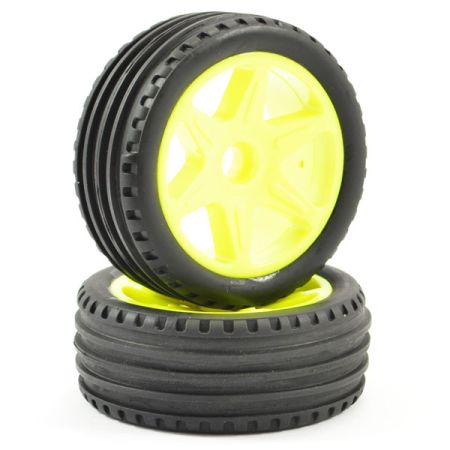 FTX Comet Buggy Front Mounted Tyre & Wheel Yellow (FTX9062Y)