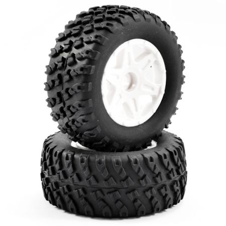 FTX Comet Desert Buggy Front Mounted Tyre & Wheel White (FTX9066W)