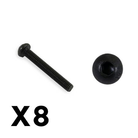 FTX Outback Fury Button Head 3 X 22mm Hex Screw (8pcs) (FTX9191)