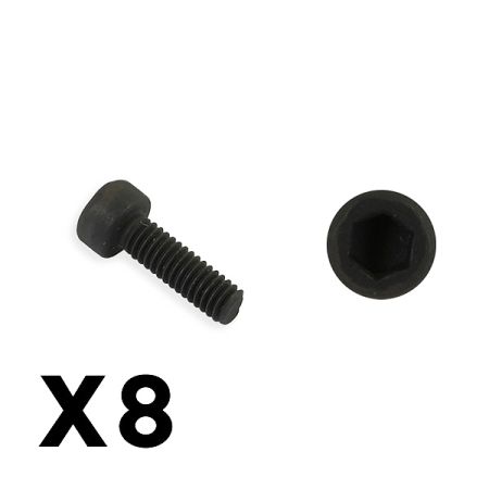 FTX Outback Fury Column Hex Head Self Tapping 2.5X8mm Screw (8pcs) (FTX9194)