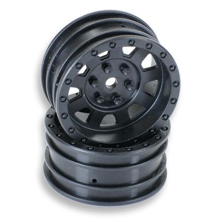 FTX Outback Hi-Rock Wheels - Black (Pr) (FTX9266B)