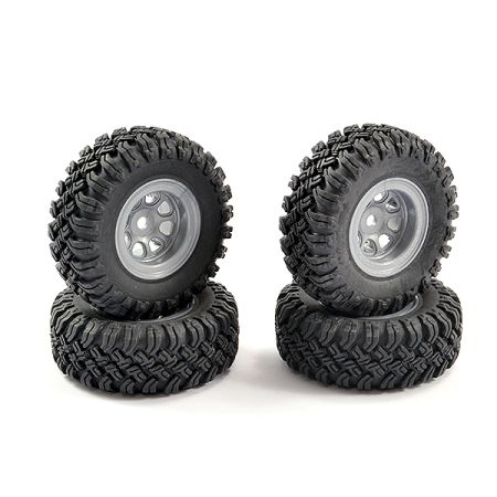 FTX Mini Outback 2.0 Wheel & Tyre Set (4) (FTX9324)