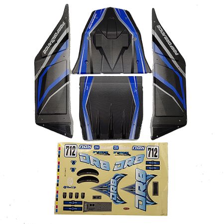 FTX DR8 Body+Decal(Blue) (FTX9580B)