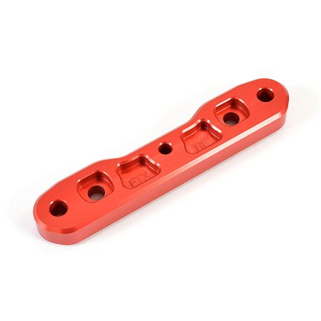 FTX DR8 Rear Fr Aluminum Lower Cnc Suspension Mount - Red (FTX9631R)