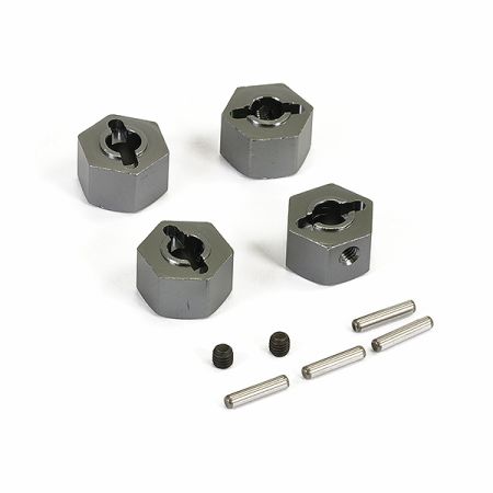 FTX Texan 1:10 Metal Wheel Hexes & Pins (4pcs) (FTX9895)